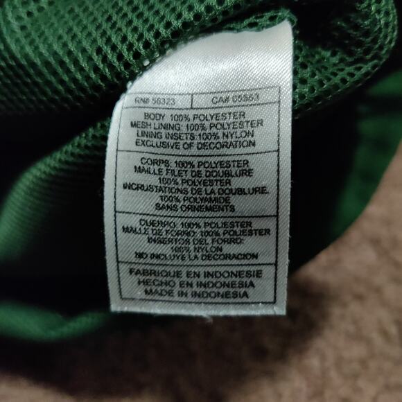 Vintage Nike Zip Up Windbreaker Jacket Boys Size XL (18-20) Green Front Pockets - Picture 3 of 8